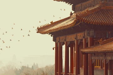 chinese pavilion in the forbidden city