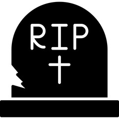 Obraz premium Tombstone Icon