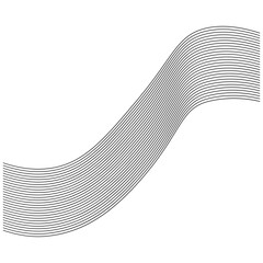 Abstract Wavy Line