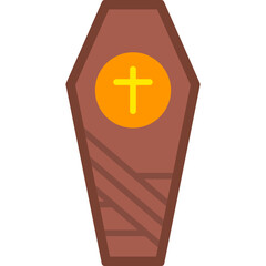 Obraz premium Coffin Icon