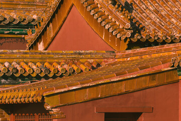 roof in the forbidden city