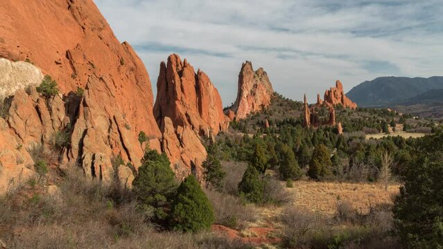 Garden of The Gods - Sunset Time Lapse