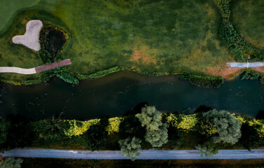 Obraz premium Golf green