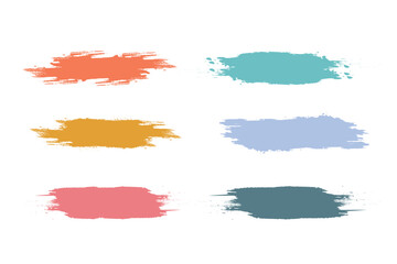 Obraz premium set of watercolor splashes