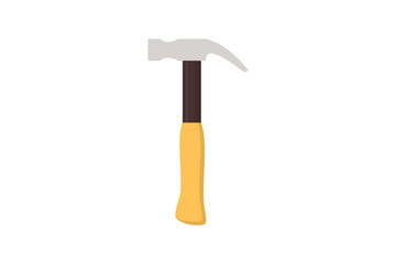 Hammer Flat Icon Logo Illustration Vector Isolated
