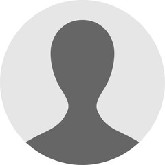 Generic Anonymous Social Media Web User Account Male Man Profile Avatar Image Symbol Icon. Vector Image.