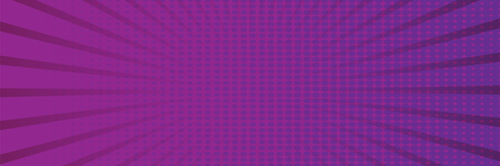 Pop art comic background. For speech bubble, message, text, book, cartoon cover, magazine. Cartoon halftone vintage backdrop. Retro pattern background for comic text. Sunburst background, vector