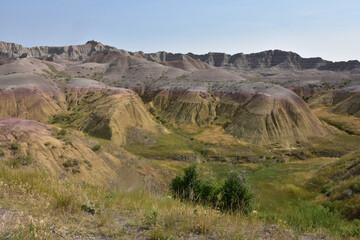 Stunning Geological Rock Formations in the Badlands