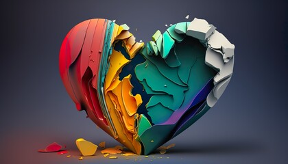 colorfull heart #01 (Generative AI)