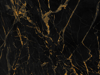 Black and gold marble luxury wall texture with shiny golden line pattern abstract background design for a cover book or wallpaper and banner website.	