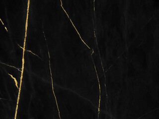 Fototapeta na wymiar Black and gold marble luxury wall texture with shiny golden line pattern abstract background design for a cover book or wallpaper and banner website. 