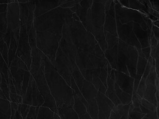 Black marble grunge pattern texture background with white shiny cracks veins, Marble of Thailand, Abstract natural marble black and white for design.	