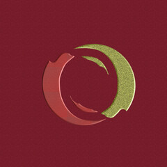 background with red circles