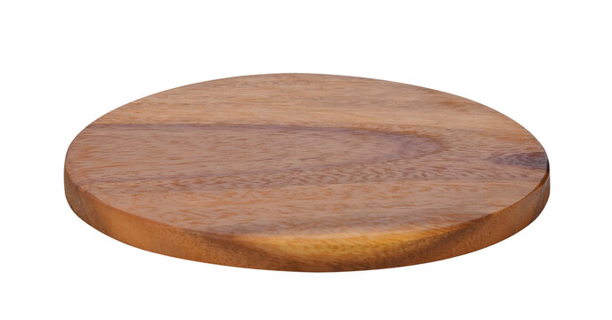 Tray, Circle wood tray on transparent png.