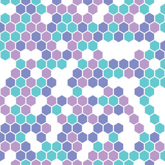 Seamless Hexagonal Honeycomb Design Wallpaper