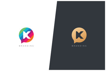 K Letter Logo Vector Trademark. Universal K Logotype Brand