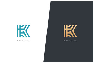 K Letter Logo Vector Trademark. Universal K Logotype Brand
