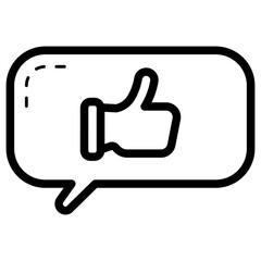 like feedback icon