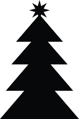 Fototapeta premium Christmas tree vector eps 10