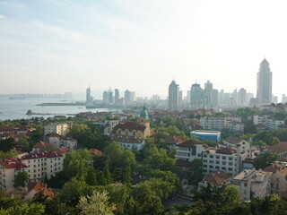 panorama of Qingdao China