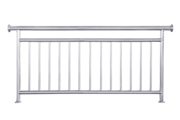 Stainless steel railing.