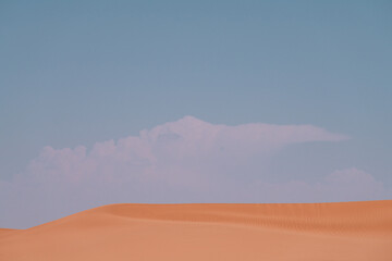 sand dunes and sky