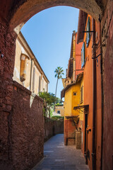 Fototapeta premium 2022-10-05 Portofino village and cozy streets, italy, Liguria