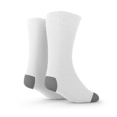 Sport socks transparent mockup