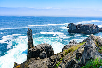 三陸海岸　巨釜半造
