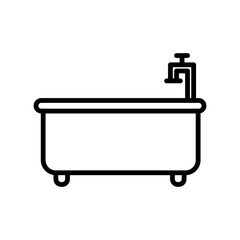 Bathtub icon template PNG