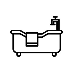 Bathtub icon template PNG