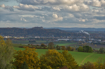 Herbstlicher Blick ins Coburger Land