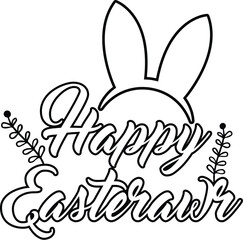 Happy easterawr T-shirt Design, Easter Day Tshirt 