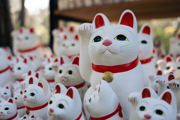 豪徳寺の招き猫