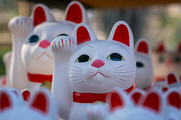 豪徳寺の招き猫