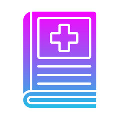 Fototapeta premium Medical Book Icon