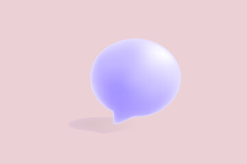 chat element design with circle pattern