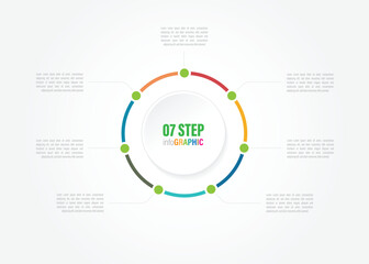 Pie charts for infographics. colorful Elements with 3, 4, 5, 6, 7, 8, 9, 10 steps, options.