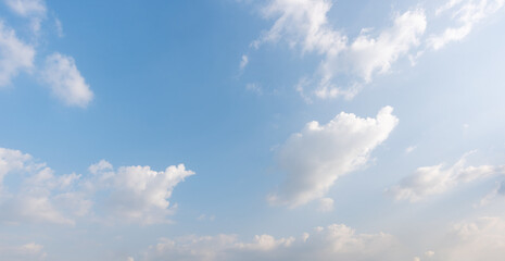 Blue sky and white clouds