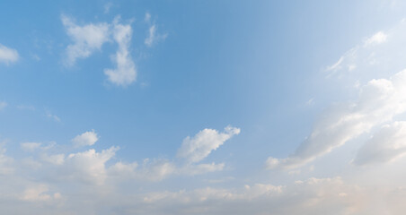 Blue sky and white clouds