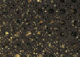 abstract bokeh: Background light blurred, from the water droplets, front of the car.Night,With orange light