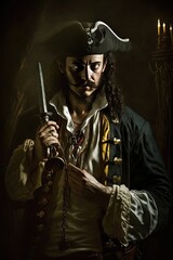 Obraz premium A swashbuckling pirate. 