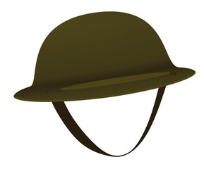Military camouflage helmet. vector illustration