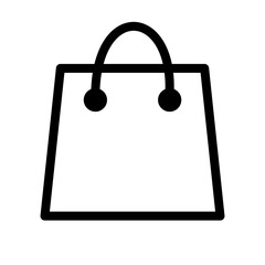 shopping bag isolated on white