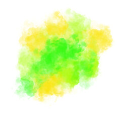 Captivating Colorful Cloud Abstract Design in Watercolor