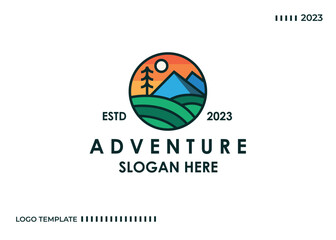 Adventure badge logo in the wild