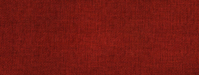 Red light natural linen texture for the background