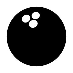 black bowling ball