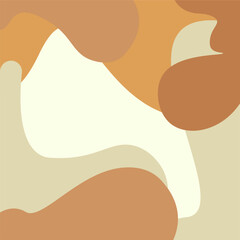 coffee cream color abstract art illustration for poster, cover, wallpaper