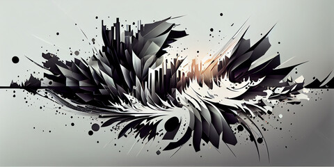 Splash of greyscale colors